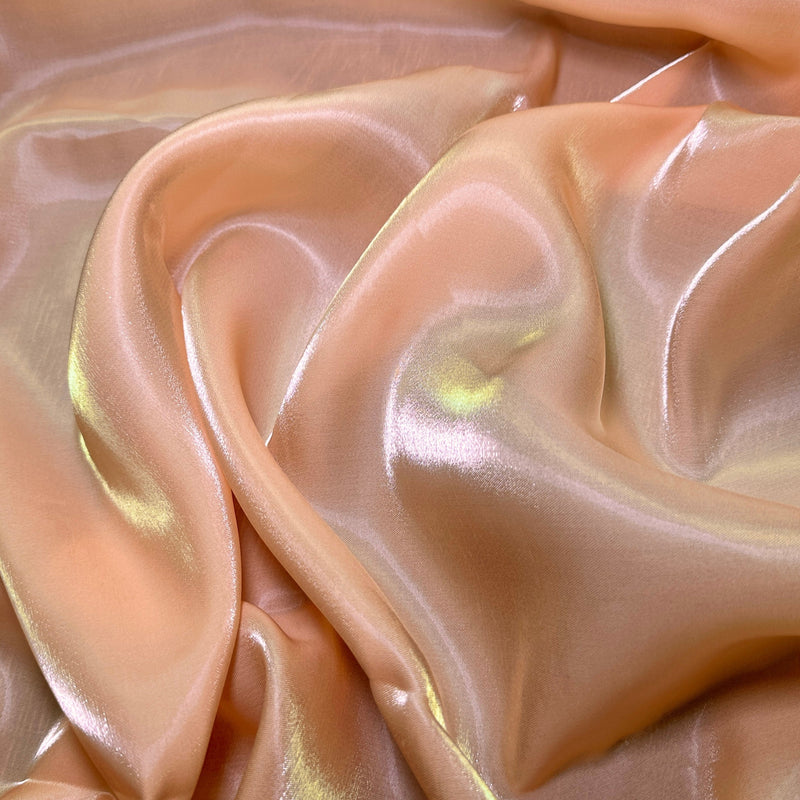 Liquid Shimmery Chiffon Peach