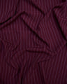 Pin Stripe Suiting Burgundy