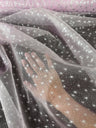 Sheer Star Organza Baby Pink