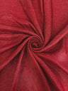 Burgundy Faux Linen