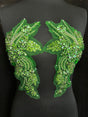 Lime Green Rhinestone Applique