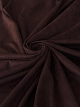 Stretch Techno Suede Brown Chocolate