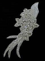 Rhinestone Applique on Mesh