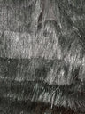 Silver Metallic Fringe Mesh Fabric