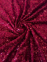 Sequin Velvet Burgundy