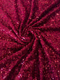Sequin Velvet Burgundy