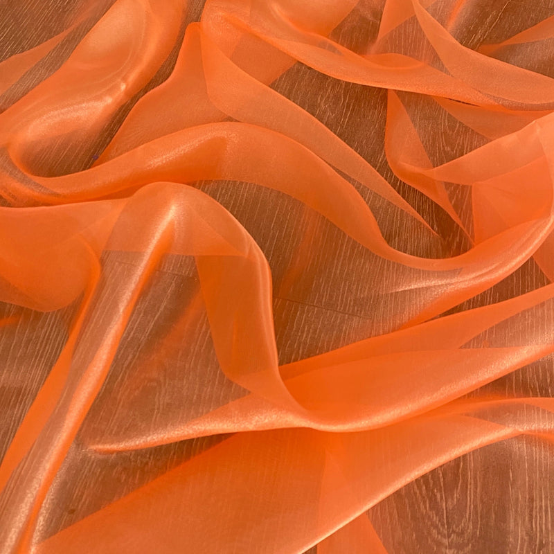 Orange Crystal Organza