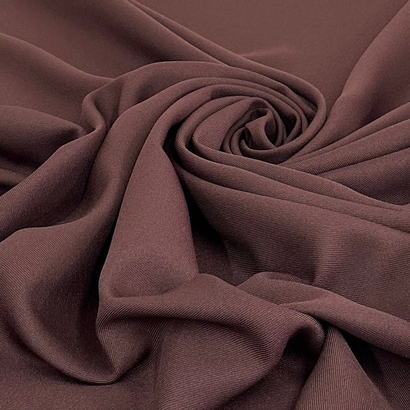 Chocolate Brown Gabardine