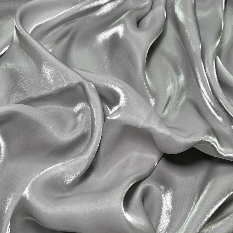 Liquid Shimmery Chiffon Silver