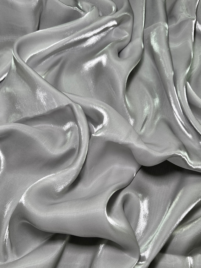 Liquid Shimmery Chiffon Silver