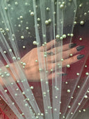 Pearl Tulle Sage Green
