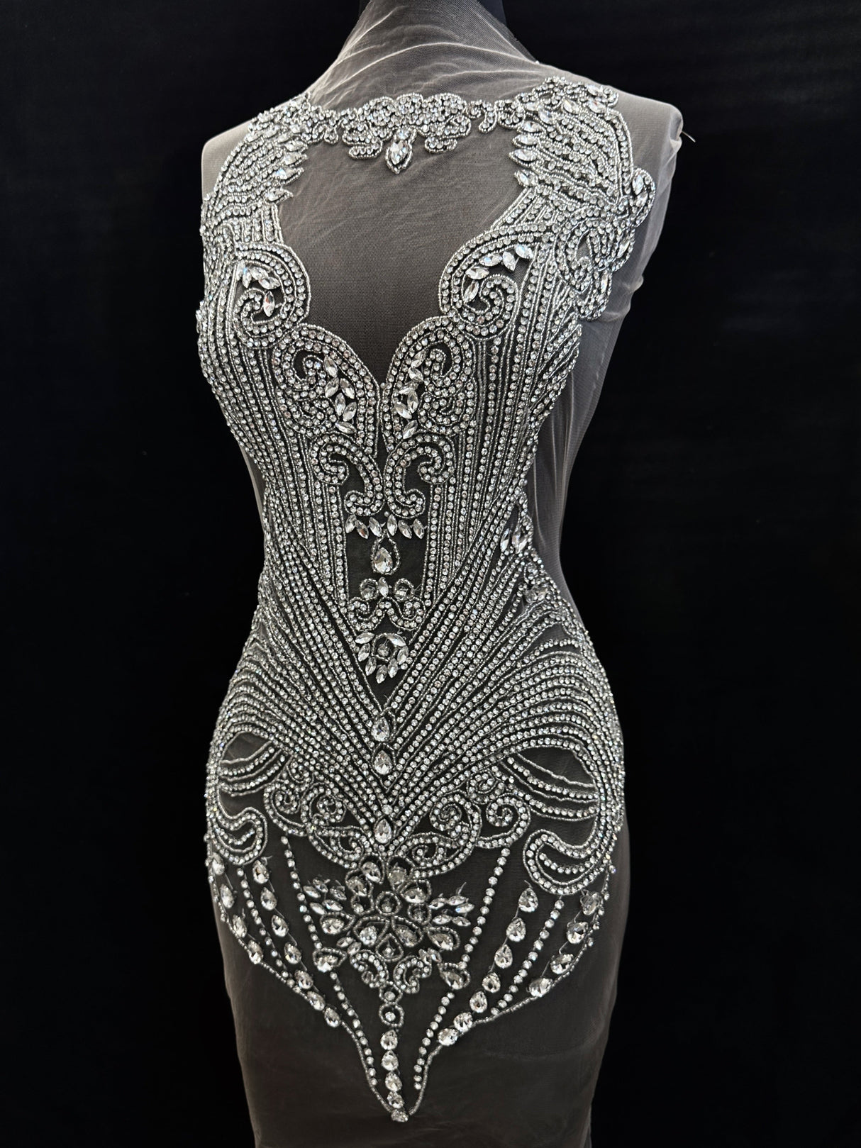 Rhinestone Bodice Applique