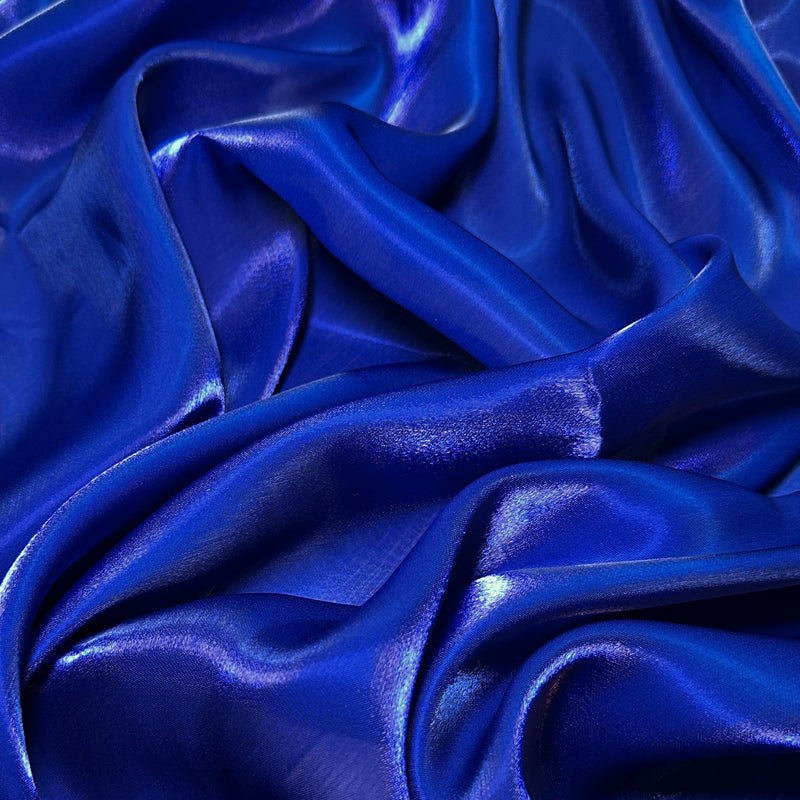 Liquid Shimmery Chiffon Royal Blue