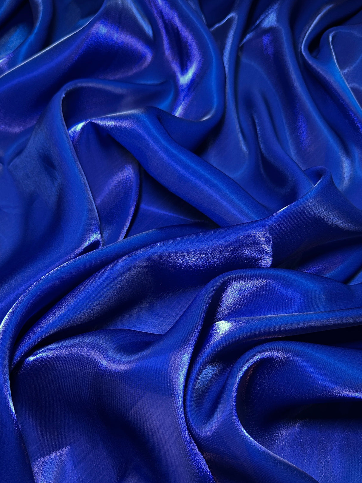 Liquid Shimmery Chiffon Royal Blue