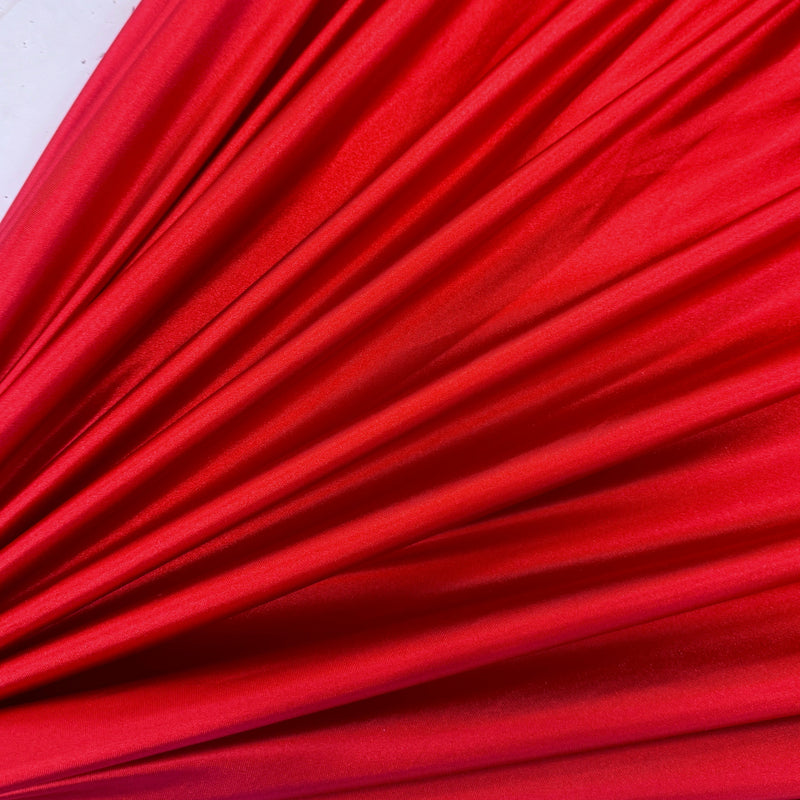 Shiny Nylon Spandex Scarlet Red