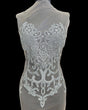 Silver Rhinestone Bodice Applique