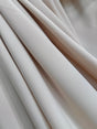 Cream Bubble Textured Stretch Crepe