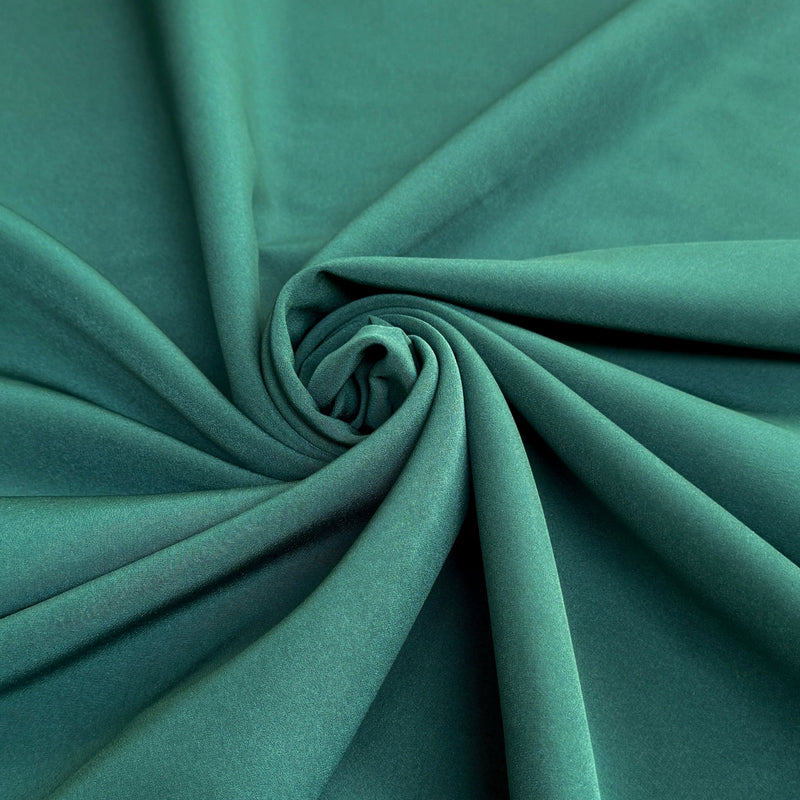 Stretch Crepe Forest Green