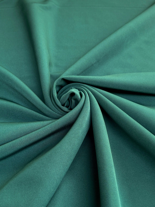 Stretch Crepe Forest Green