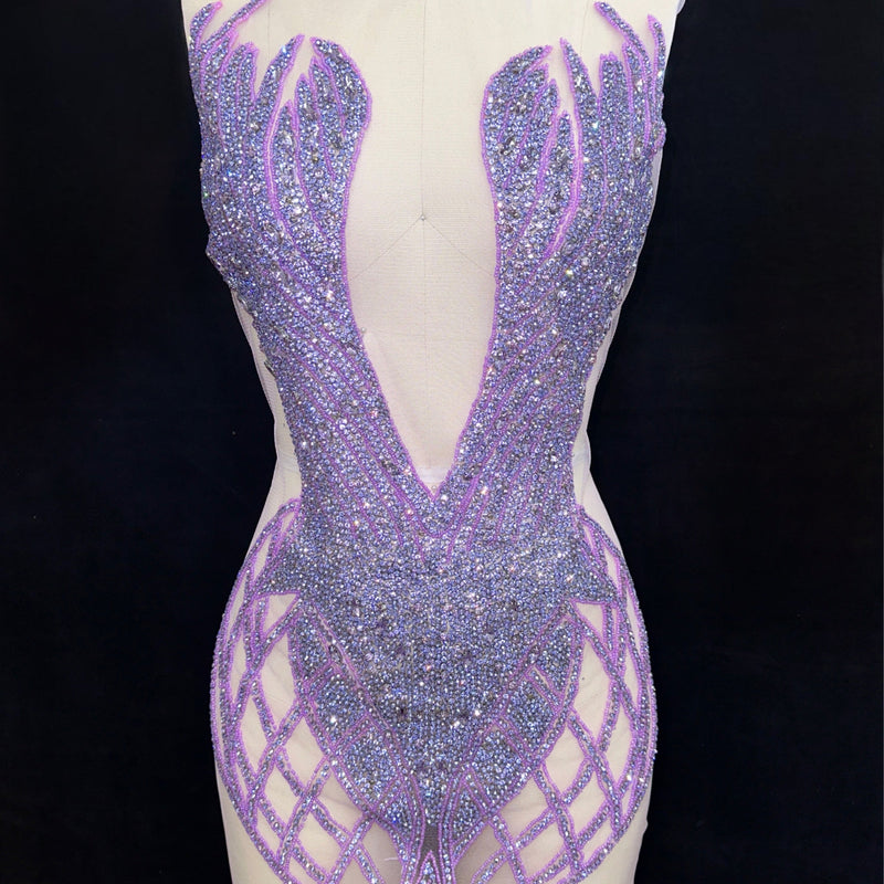 Rhinestone Bodice Applique