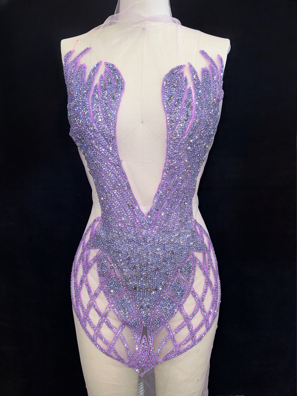 Rhinestone Bodice Applique