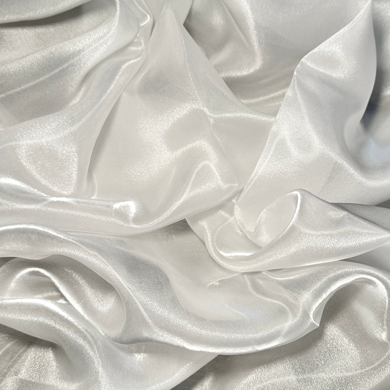 Liquid Shimmery Organza White