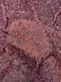 Stretch Bugle Beaded Mesh Dusty Rose