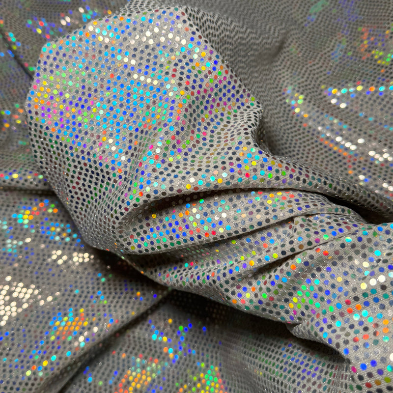 Stretch Sequin Mirror Foiled Spandex