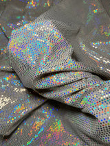 Stretch Sequin Mirror Foiled Spandex
