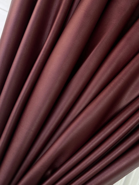 Burgundy 4-Way Stretch Faux Leather