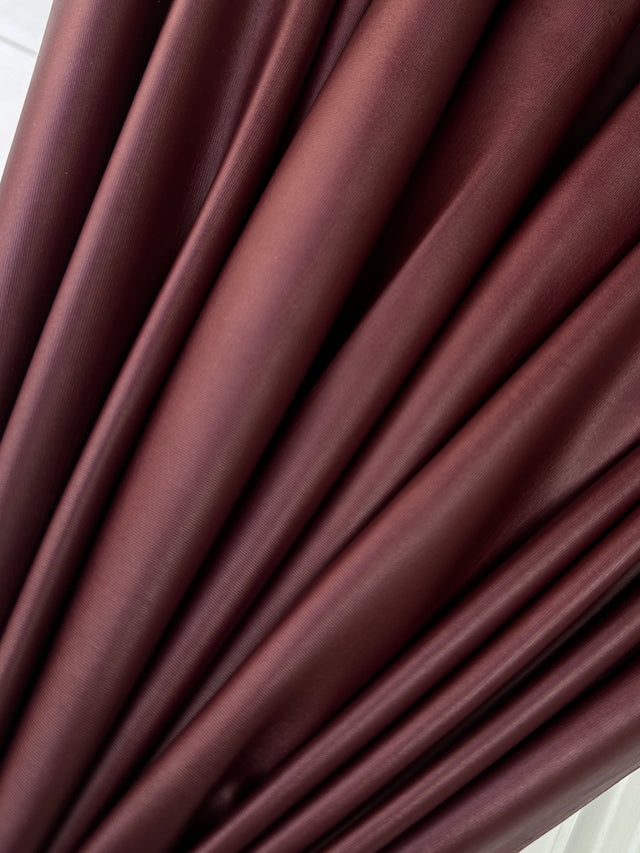 Burgundy 4-Way Stretch Faux Leather