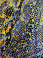 Printed Nylon Spandex Purple Snake