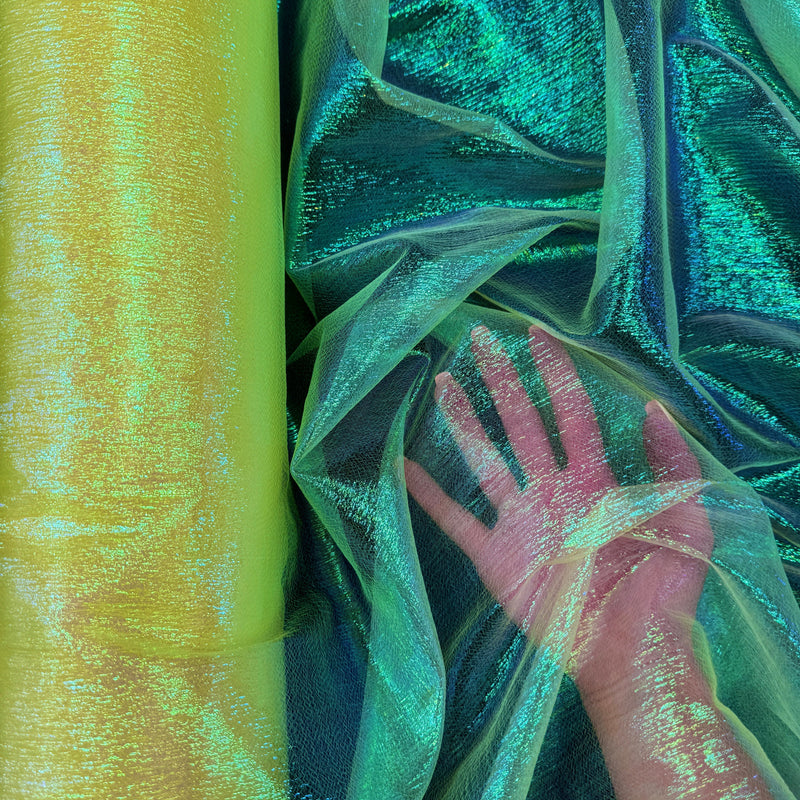 Iridescent Crushed Organza