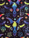 Printed Nylon Spandex Neon Mystic Goat