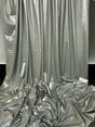 Shiny Foiled Spandex Sage Green
