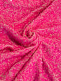 Sequin Velvet Neon Pink