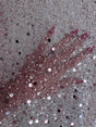 Stretch Sequin Pearl Beaded Mesh Mauve
