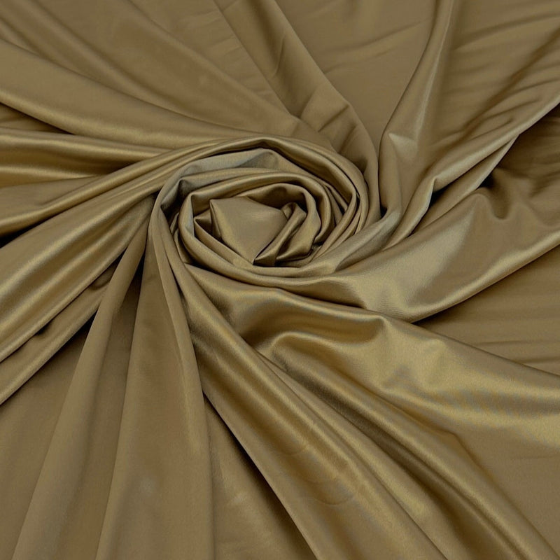Stretch Silky Satin Gold