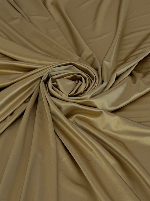 Stretch Silky Satin Gold