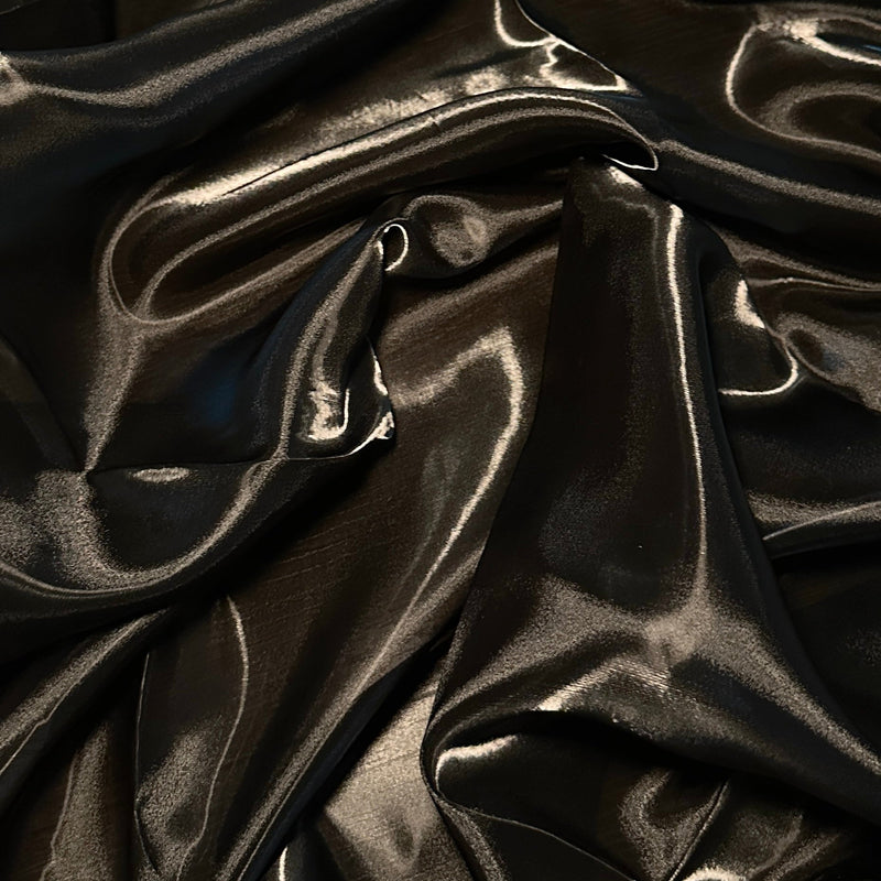 Liquid Shimmery Organza Black