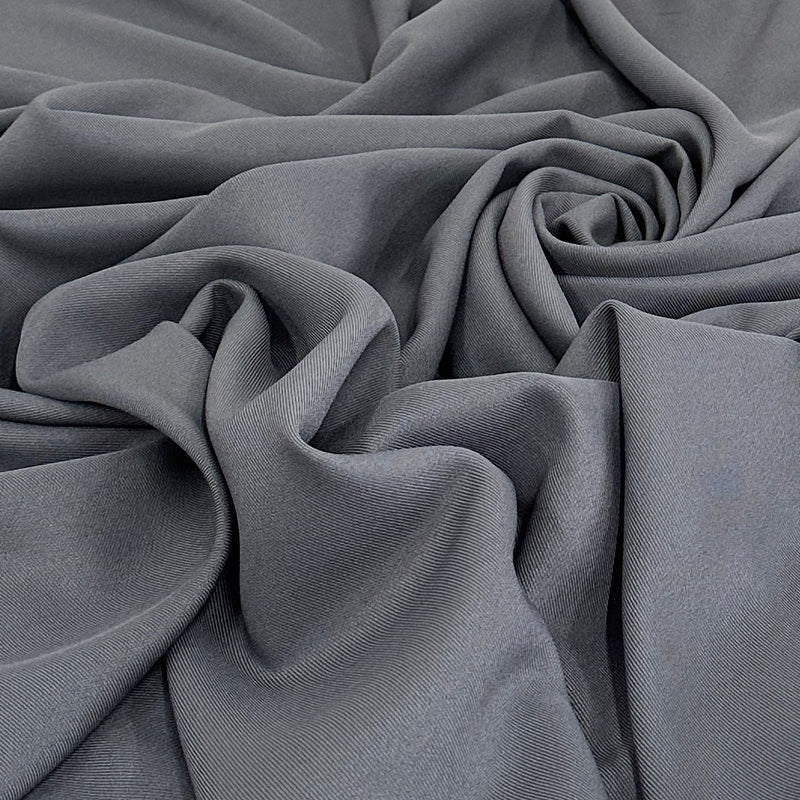 Gabardine Twill Dark Silver