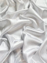 Liquid Bridal Satin White