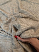 Oatmeal Cable Textured Sweater Knit