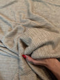 Oatmeal Cable Textured Sweater Knit
