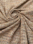 Stretch Chenille Tweed Beige Taupe