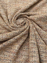 Stretch Chenille Tweed Beige Taupe