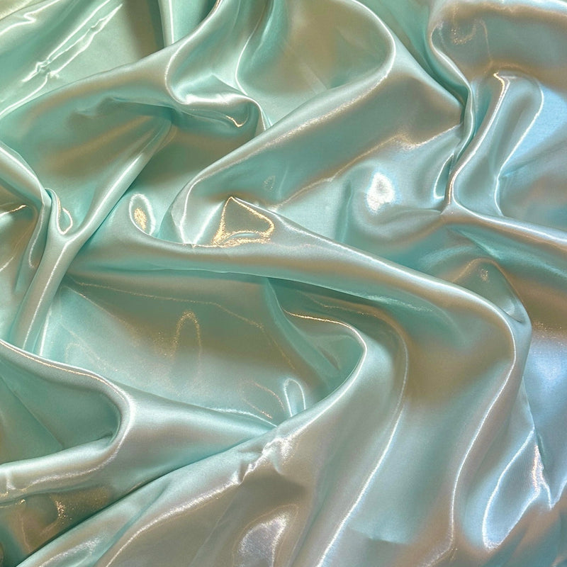 Liquid Bridal Satin Mint Green