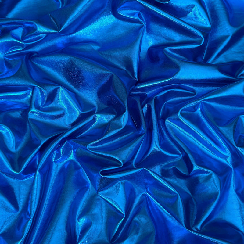 Shiny Coated Spandex Pleather Royal Blue