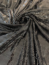 Stretch Sequin Mirror Foiled Spandex Silver