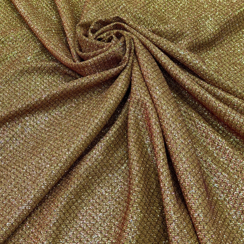 Shimmery Lurex Brocade Antique Gold